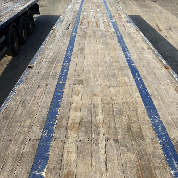 Dennison 13.6MT Triaxle PSK Flatbed Trailer