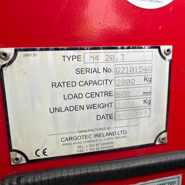 MOFFETT MOUNTY M4 20.3 FORKLIFT