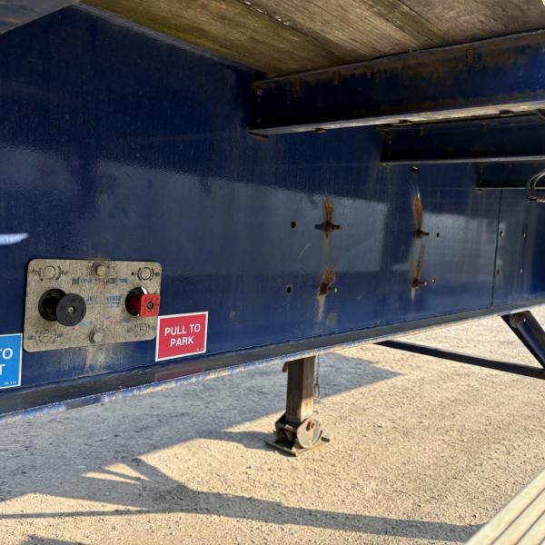 Dennison 13.6MT Triaxle PSK Flatbed Trailer