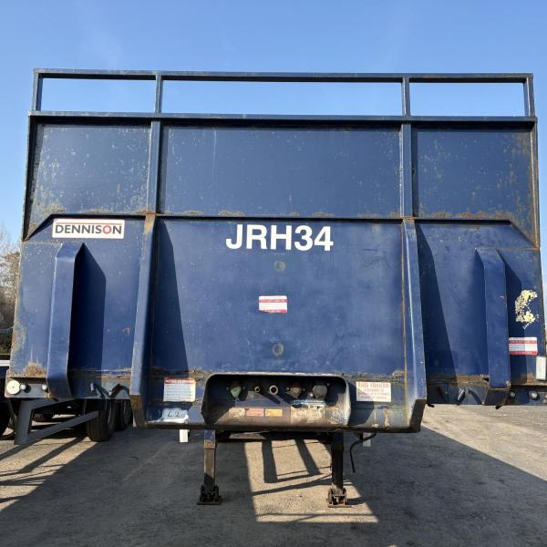 Dennison 13.6MT Triaxle PSK Flatbed Trailer