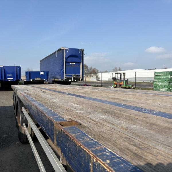Dennison 13.6MT Triaxle PSK Flatbed Trailer