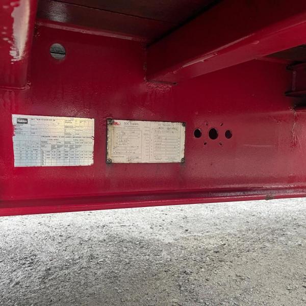 SDC 13.6MT Triaxle Stepframe Trailer