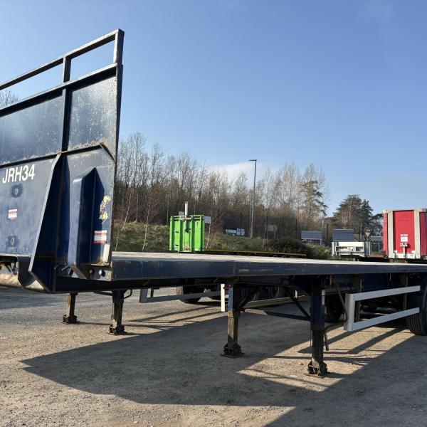 Dennison 13.6MT Triaxle PSK Flatbed Trailer
