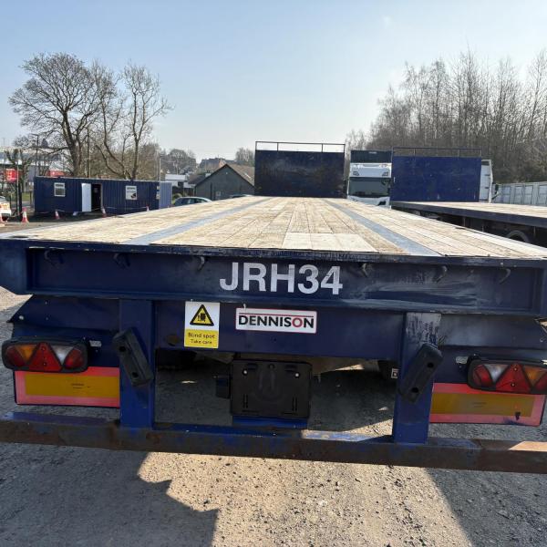 Dennison 13.6MT Triaxle PSK Flatbed Trailer