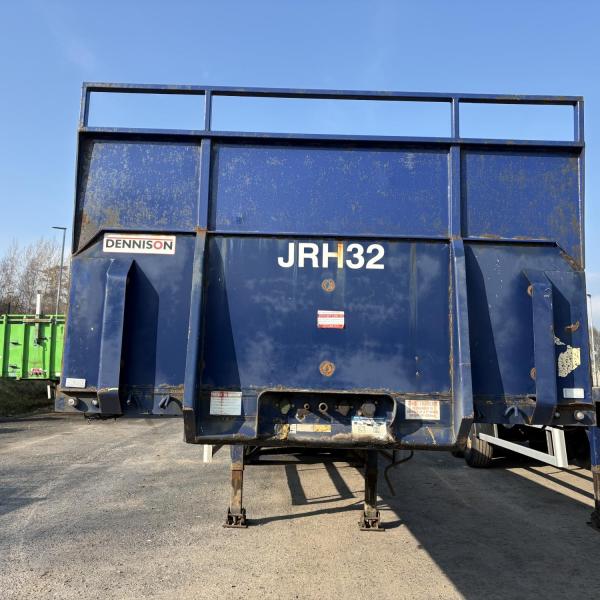 Dennison 13.6MT Triaxle PSK Flatbed Trailer