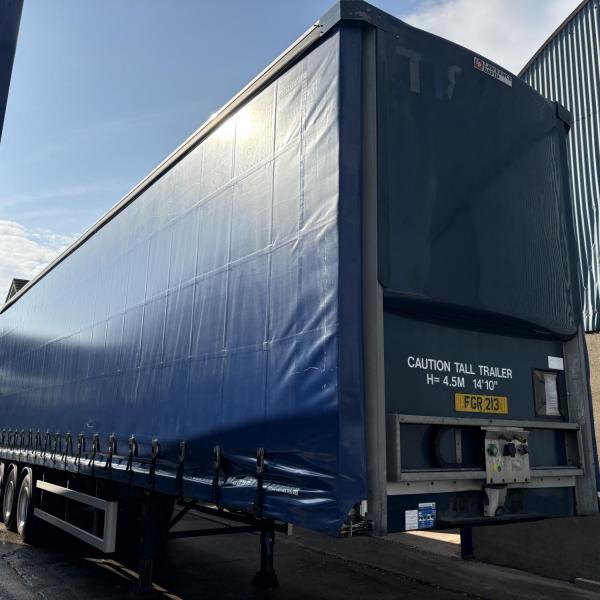 Lawrence David 4.5 MT Triaxle Curtainside Trailer